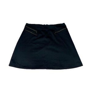Ardene Black Zipper Skirt (M)